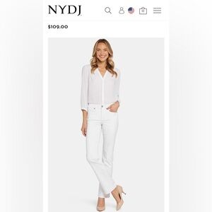 Never worn, bought late last summer, too large now.  Great white jeans